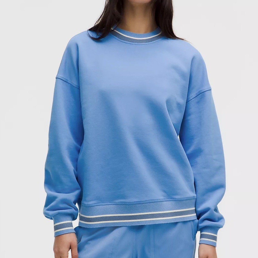 NWT Lululemon Perfectly Oversized Ringer Crew